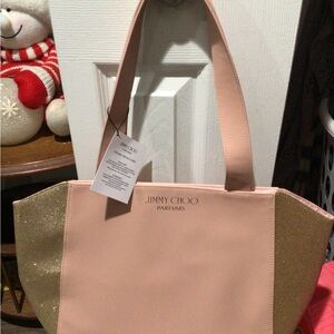 Jimmy Choo Parfums Pink and Gold Women's Bag